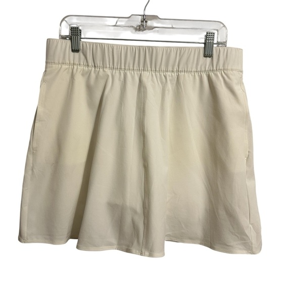 Talbots Cream Skort Preppy Tennis Pickleball Size Large Petite - Picture 2 of 9
